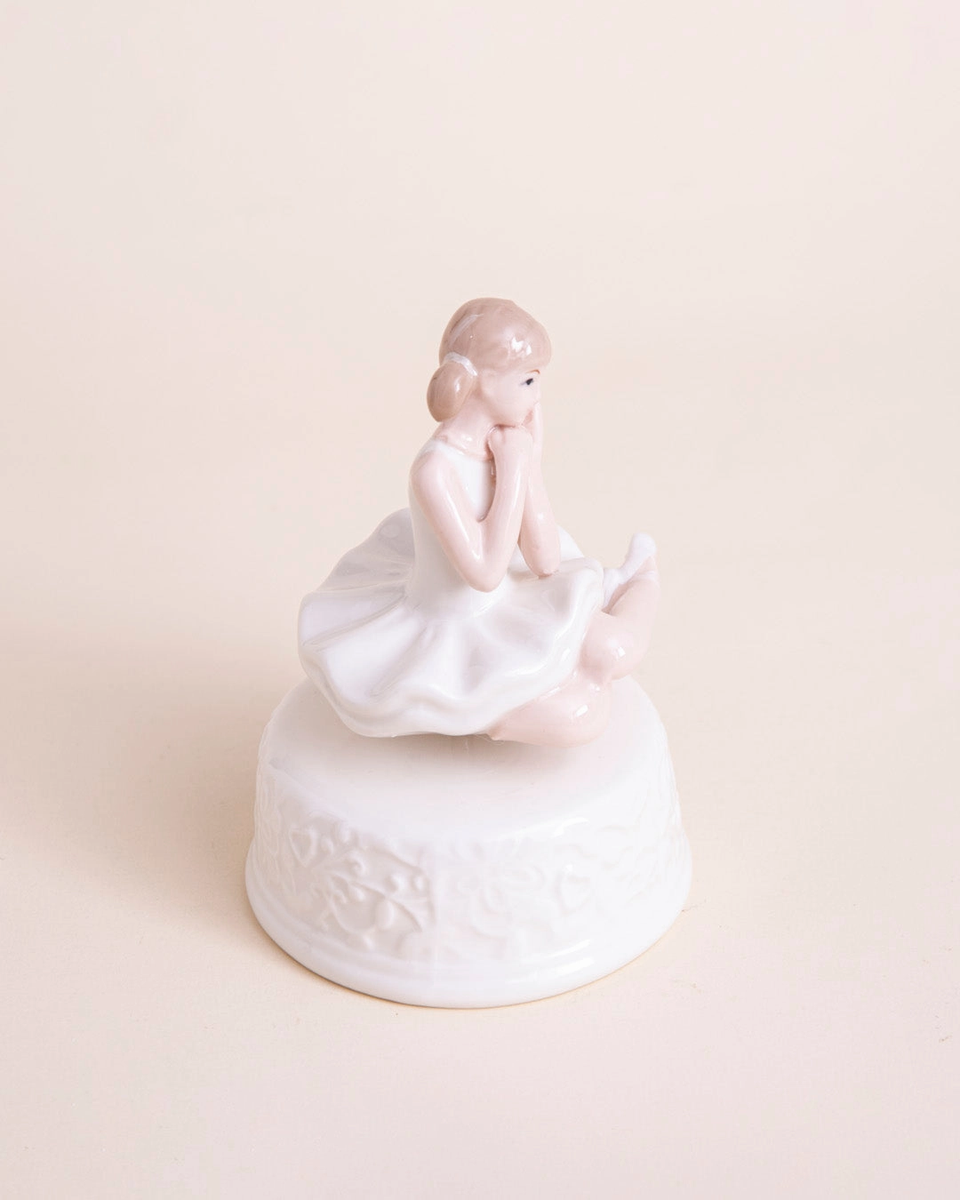 Seated Ballerina Doll Music Box