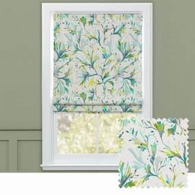 Seaweed Printed Cotton Made to Measure Roman Blinds Kelpiebedding sets ,throw blankets 