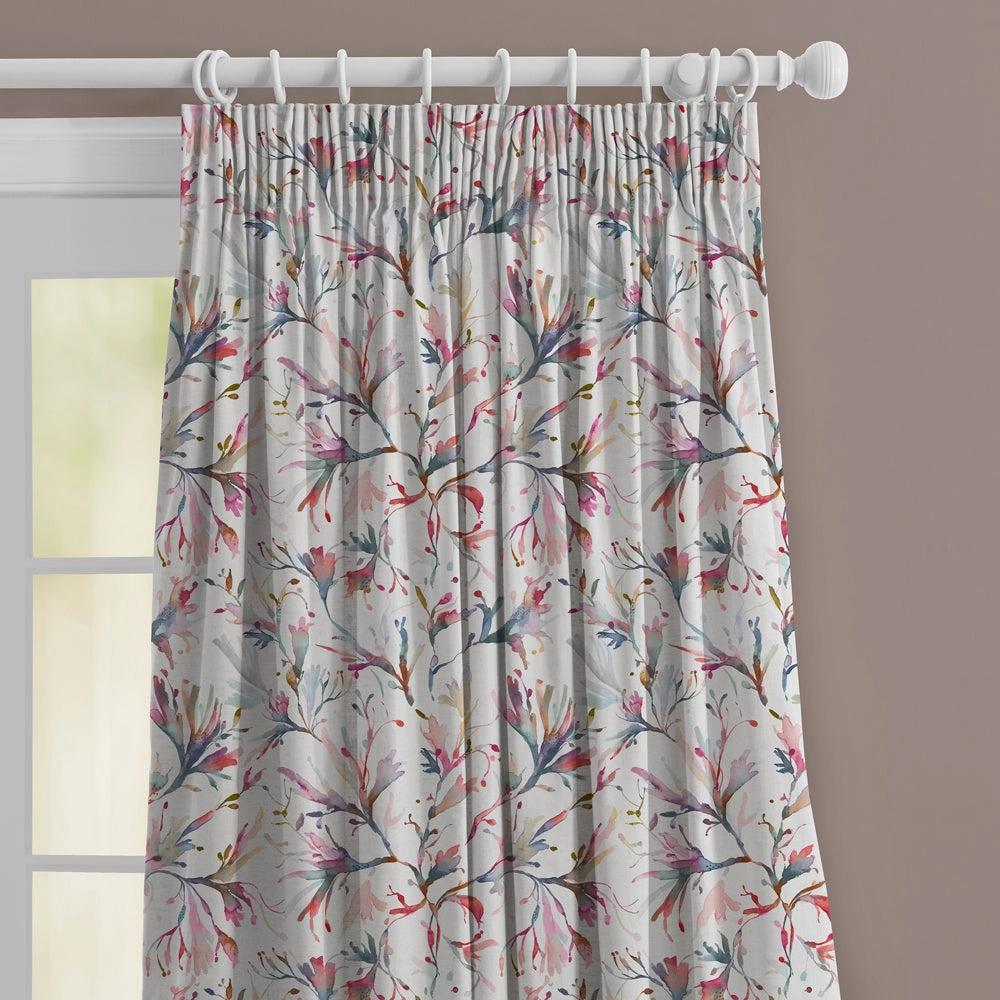 Seaweed Printed Made to Measure Curtains Abalone