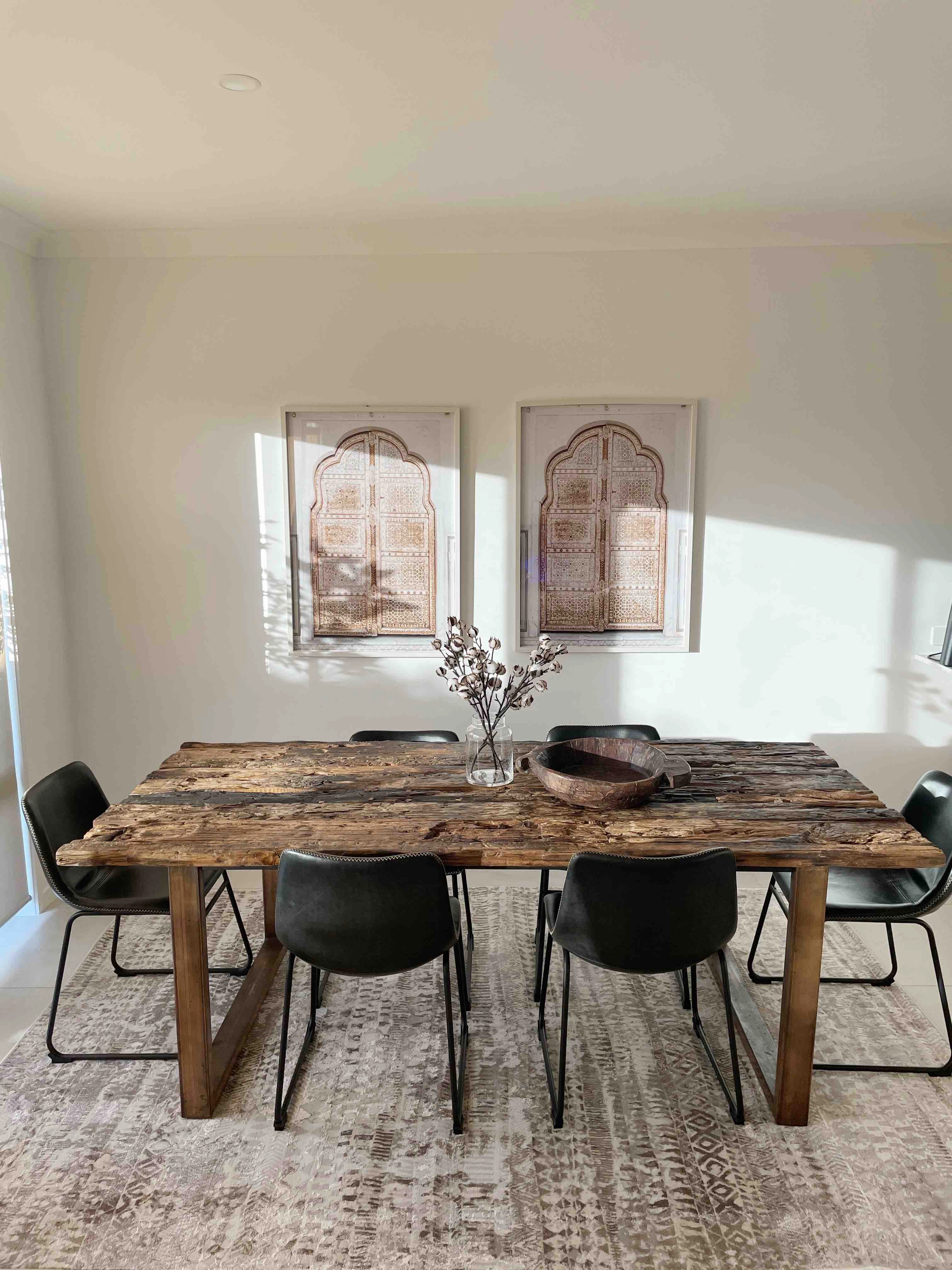Selma Brown Grey And Ivory Distressed Tribal Rug *NO RETURNS UNLESS FAULTY