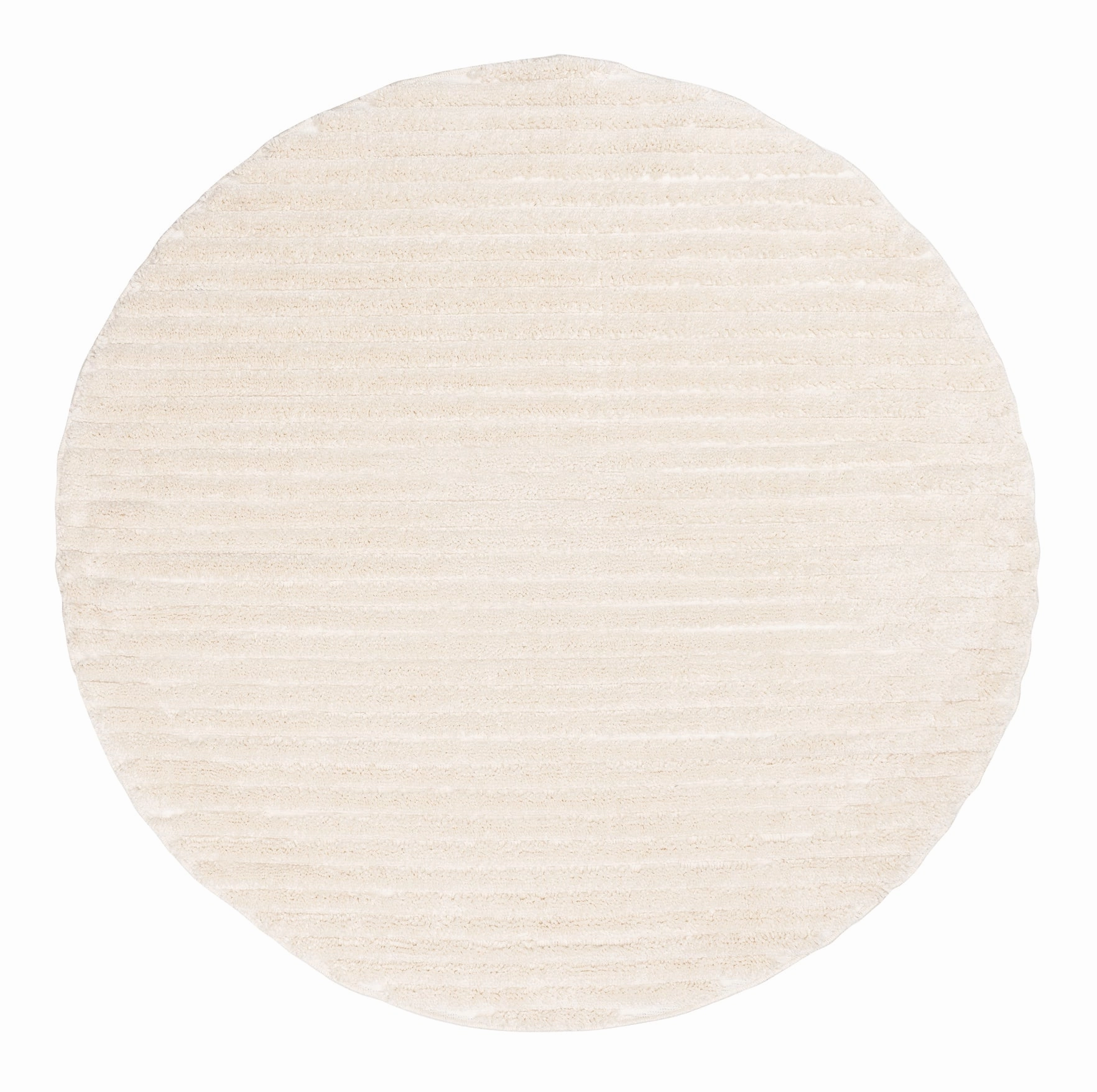 Senna Ivory Striped Round Rugmodern color block patchwork rug