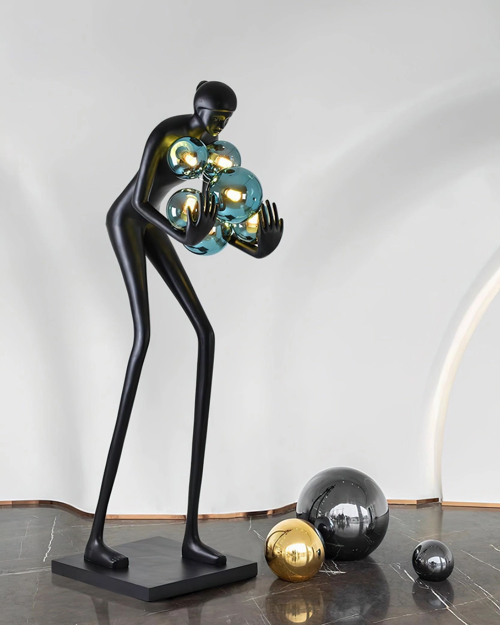 Sentinel Sculpture Floor Lamp