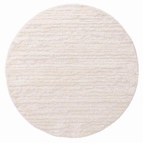 Serena Ivory Cream Textured Round Rugmodern color block patchwork rug