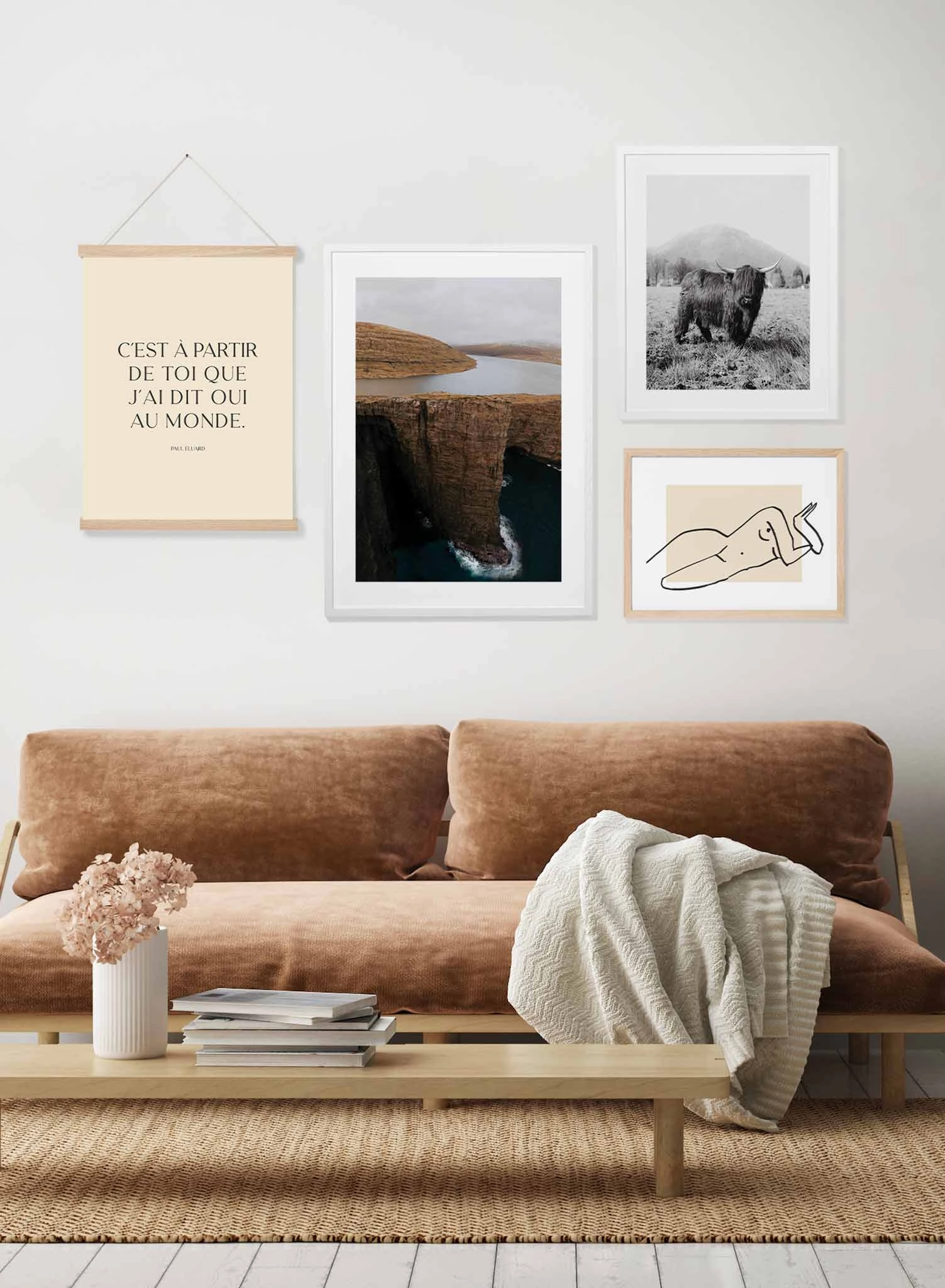 Serene Precipice, Poster
