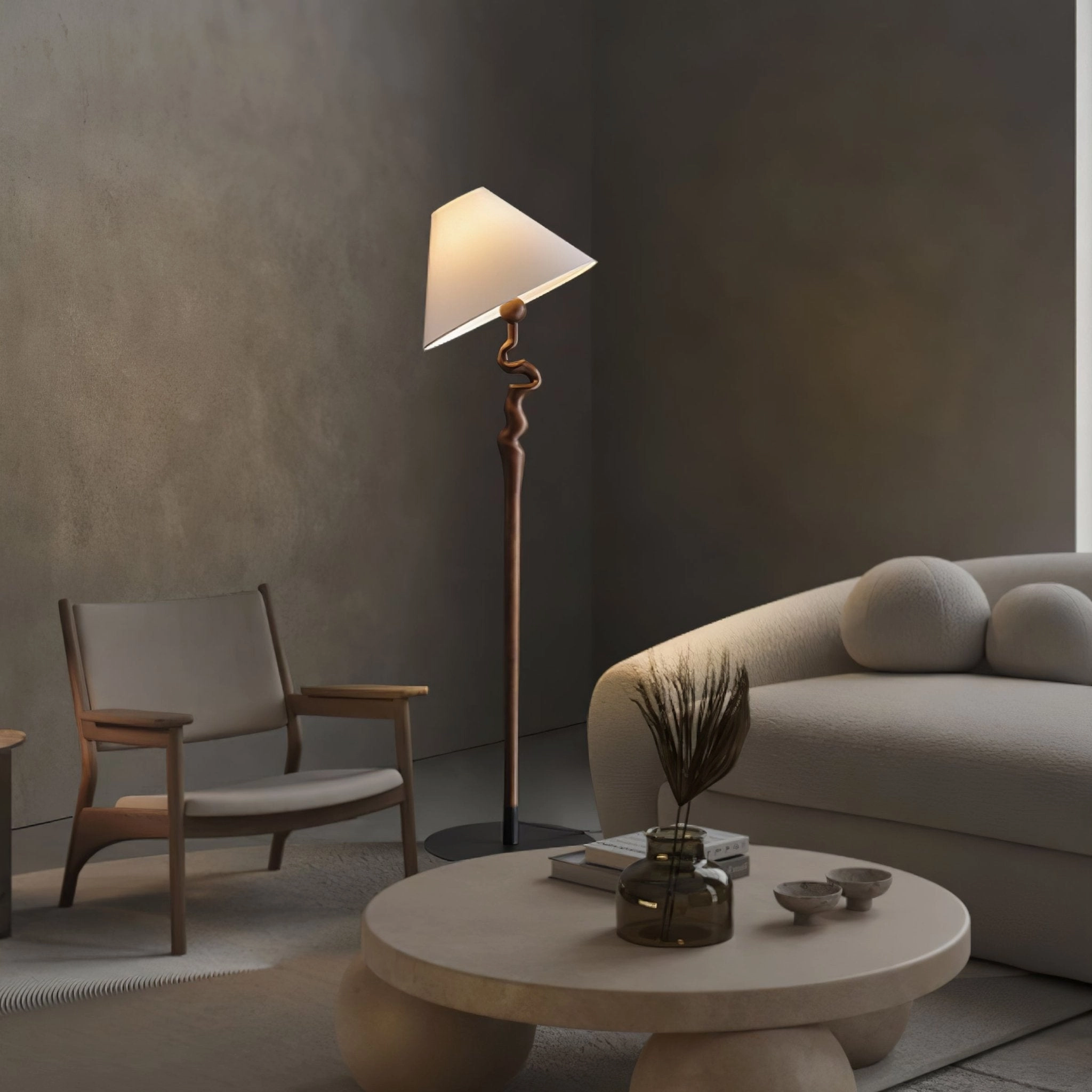 Serpentine Twist Floor Lamp