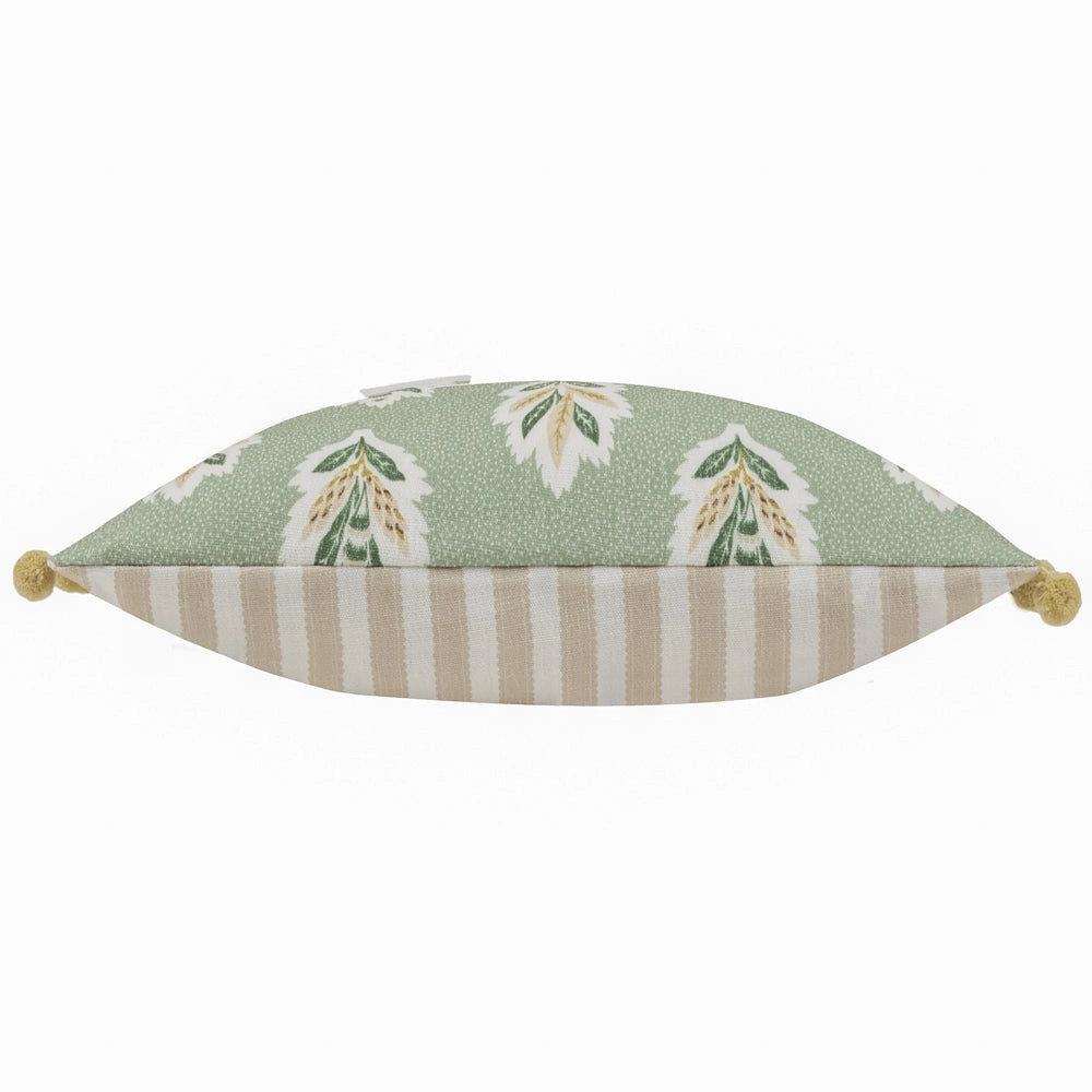 Sessile Leaf Printed Cushion Sage