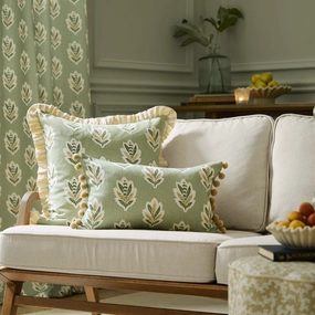 Sessile Leaf Printed Cushion Sagehome decor ,wall decor 