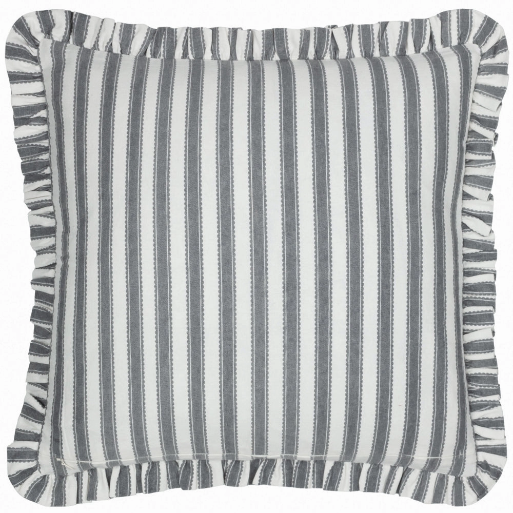 Sessile Leaf Ruffle Cushion Delph Blue