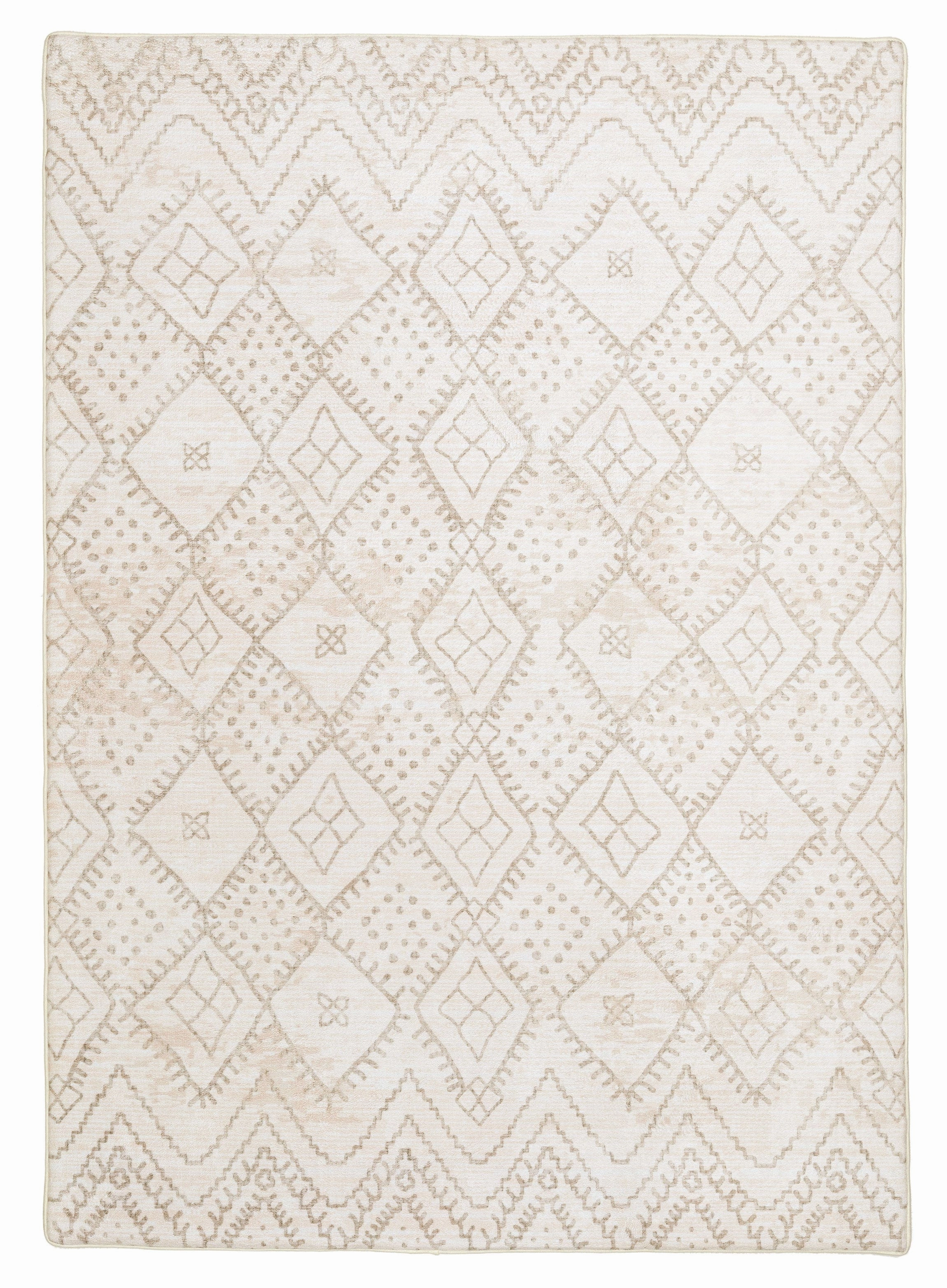 Sevi Grey Plush Rollie Pollie Playmatmodern color block patchwork rug