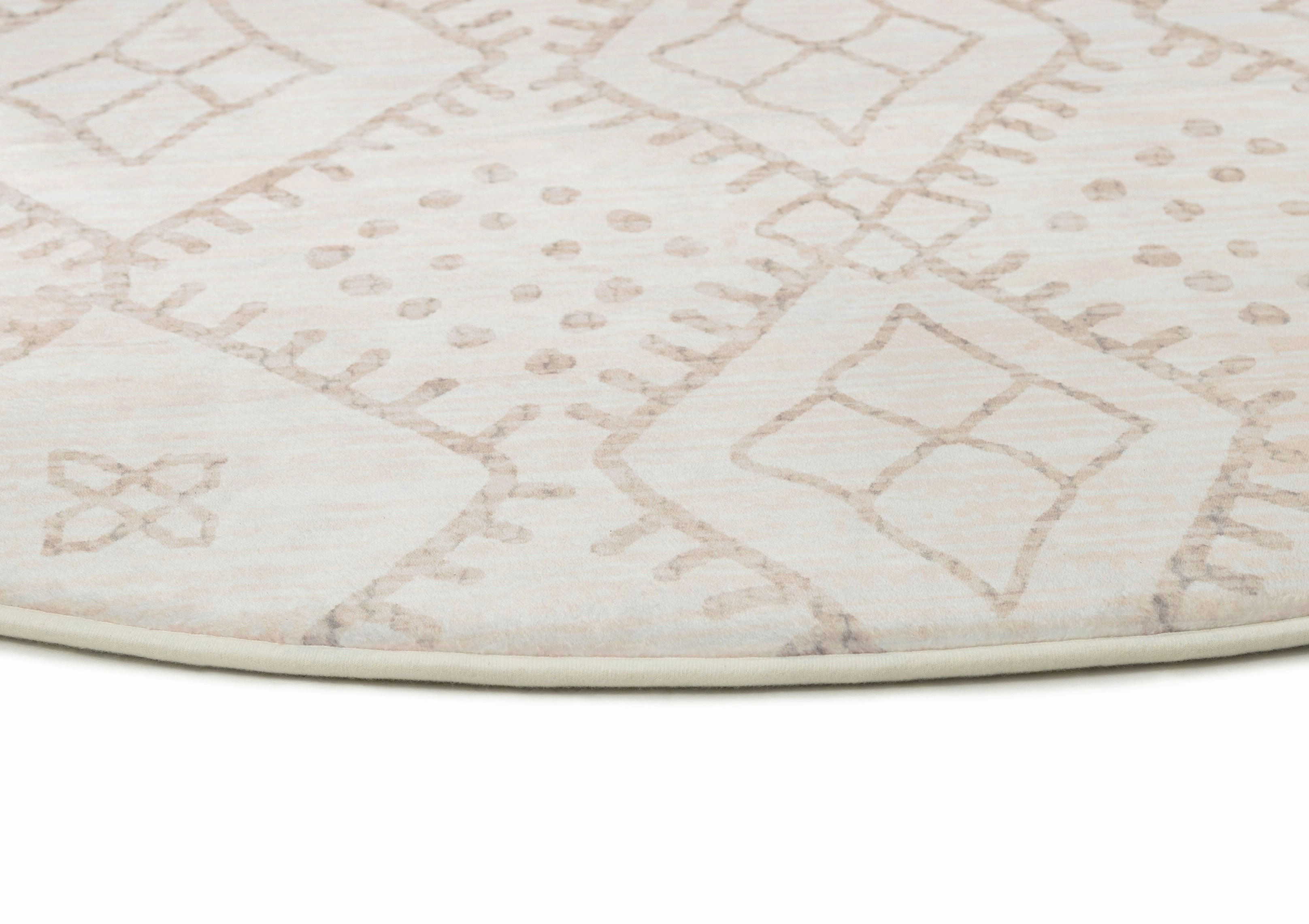 Sevi Grey Plush Rollie Pollie Round Playmat
