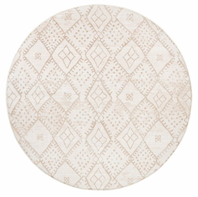 Sevi Grey Plush Rollie Pollie Round Playmatmodern color block patchwork rug