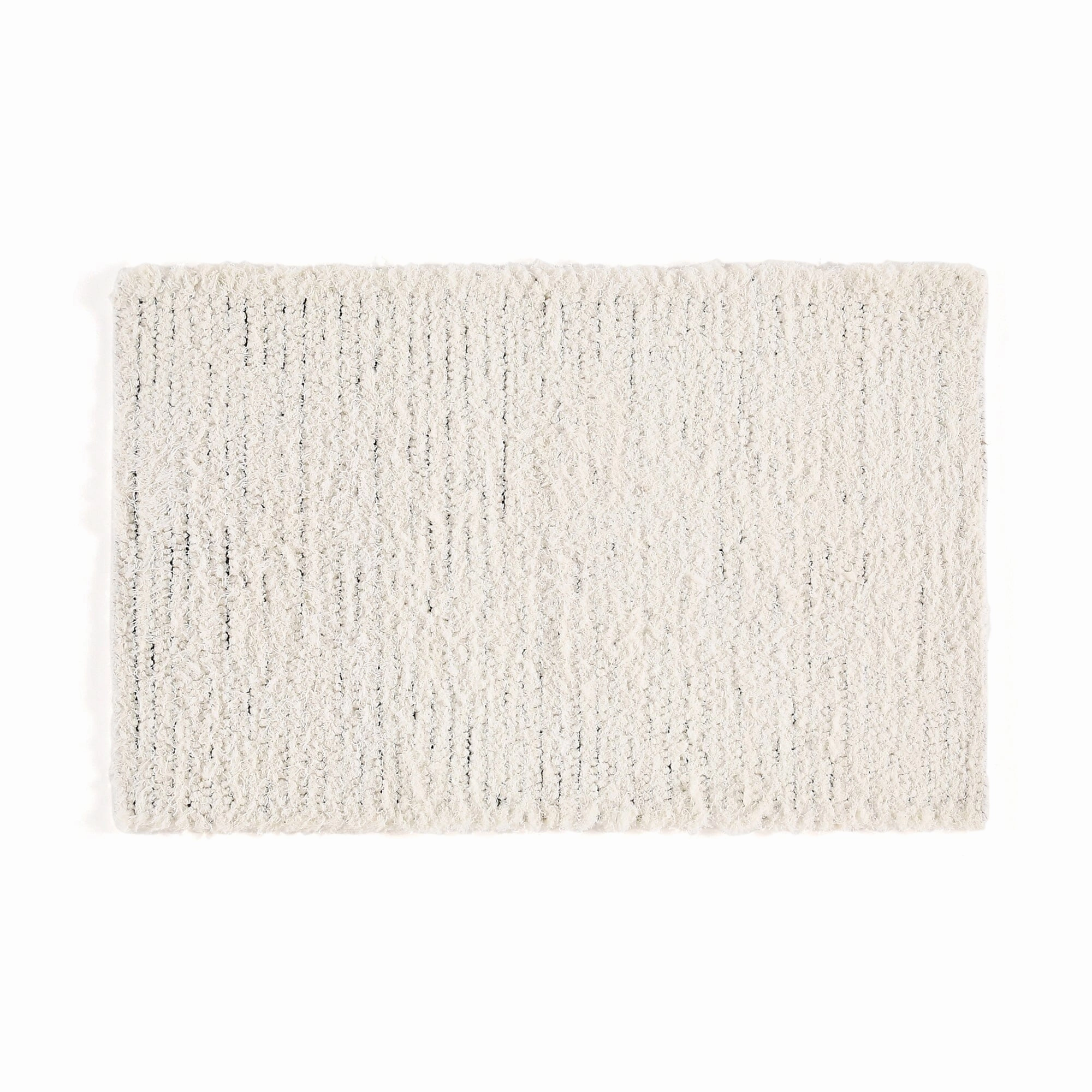 Shaggy Cotton Mat 800 X 500 Whitebedding sets ,throw blankets 