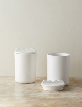 Shapeshifter Ceramic Canister (Set of 2) by Sarah Sherman Samuelbedding sets ,throw blankets 