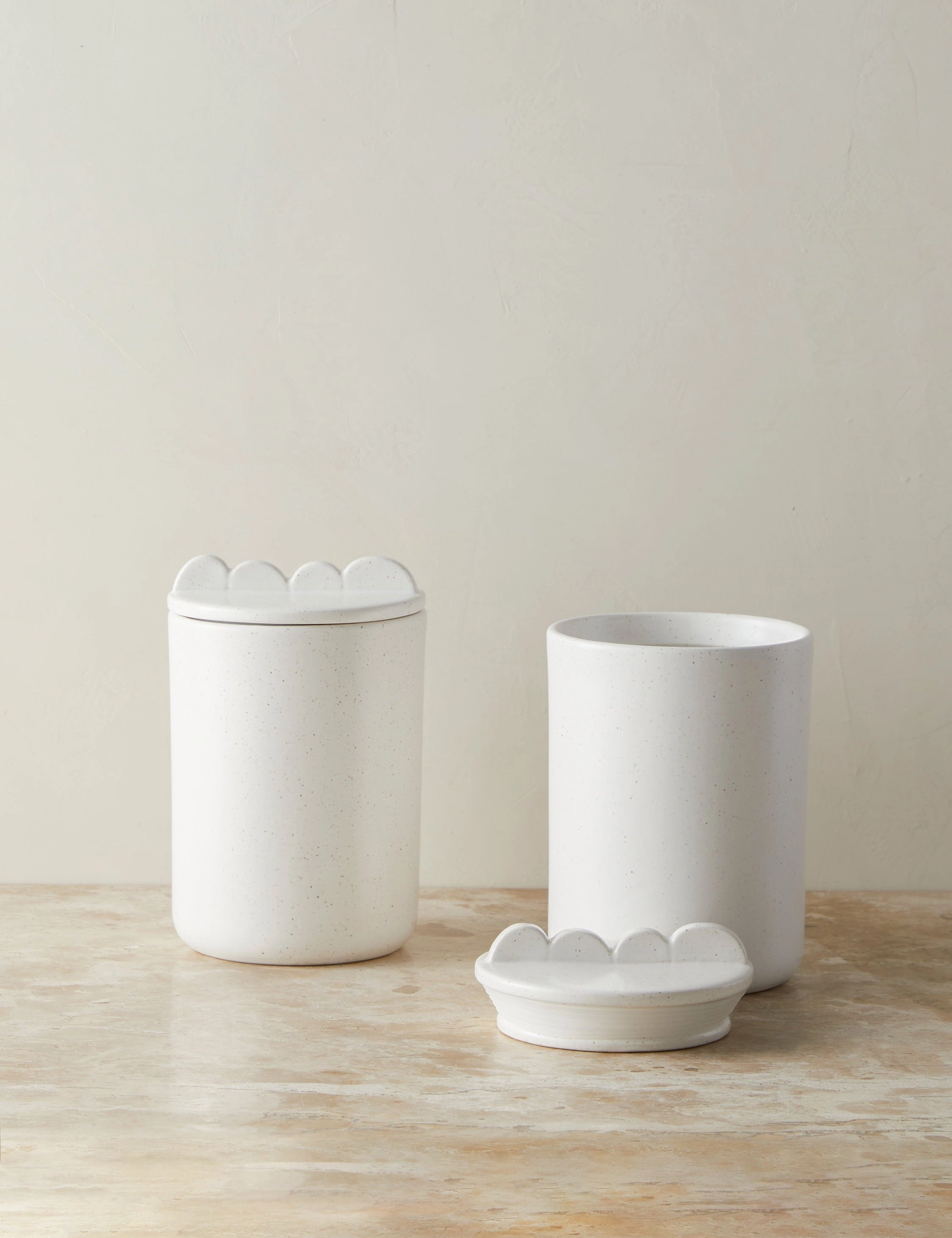 Shapeshifter Ceramic Canister (Set of 2) by Sarah Sherman Samuelbedding sets ,throw blankets 