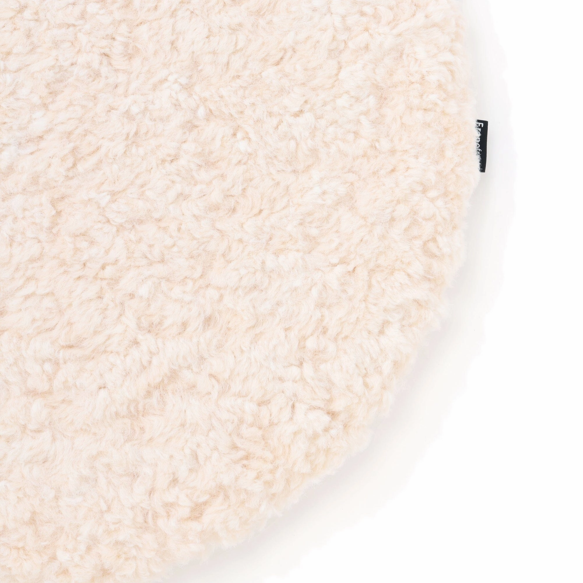 Sheep boa seat cushion 400 Ivory