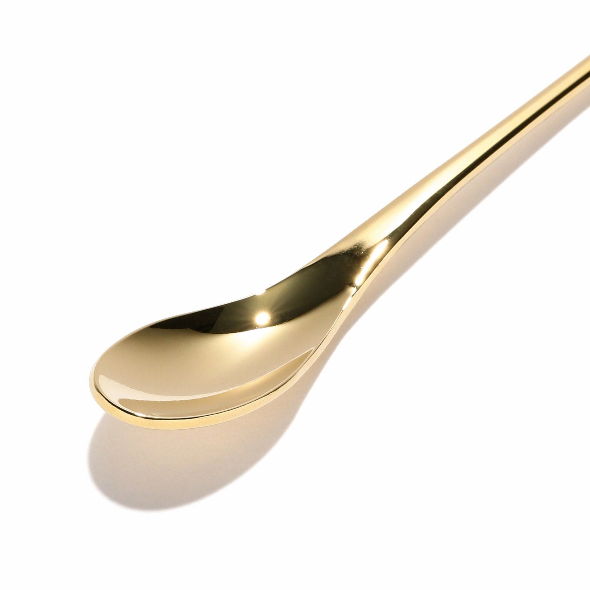 Shell Tea Spoon Gold