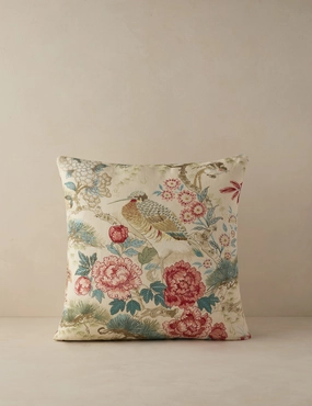 Shenyang Print Linen Pillow by Scalamandrebedding sets ,throw blankets 