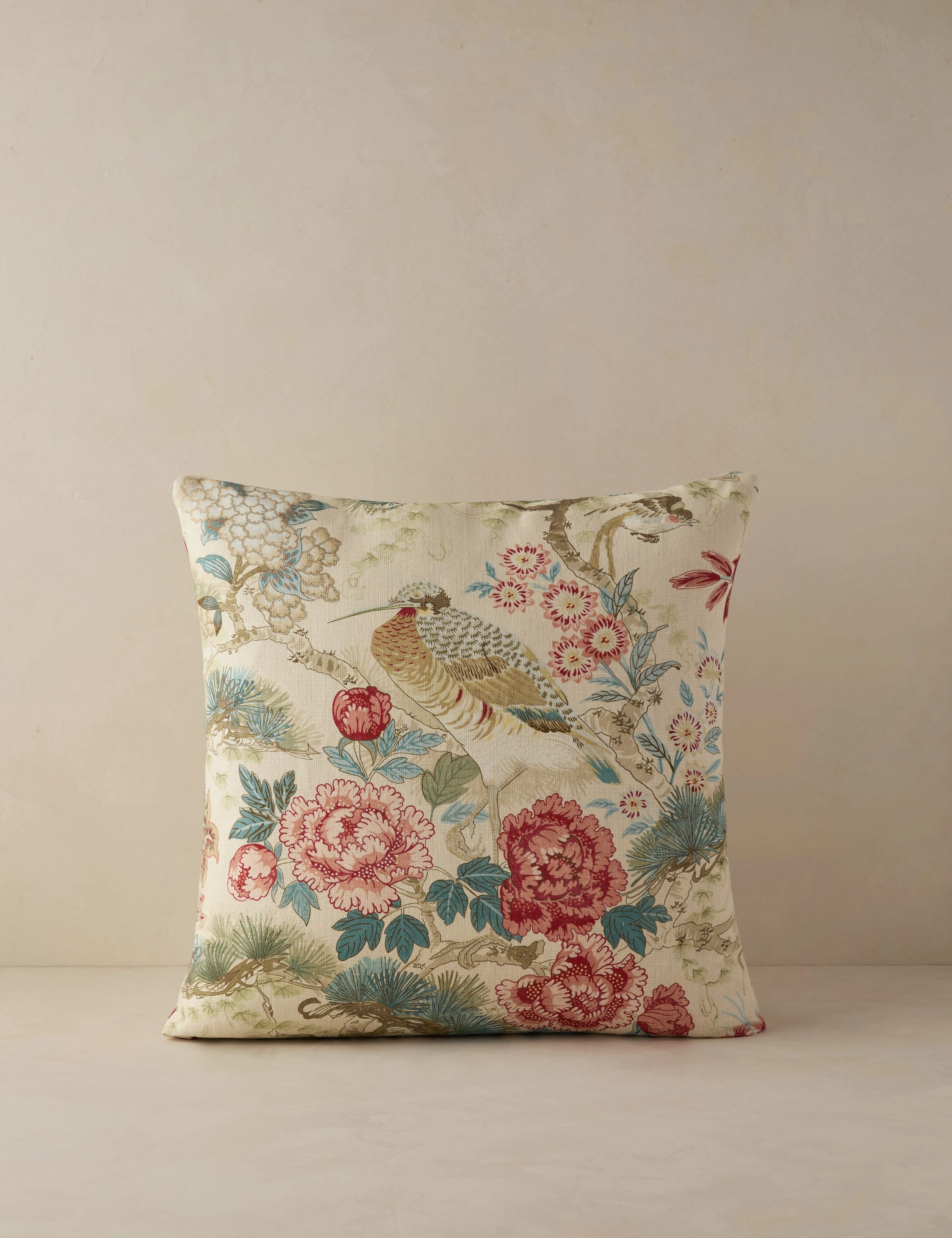 Shenyang Print Linen Pillow by Scalamandrebedding sets ,throw blankets 