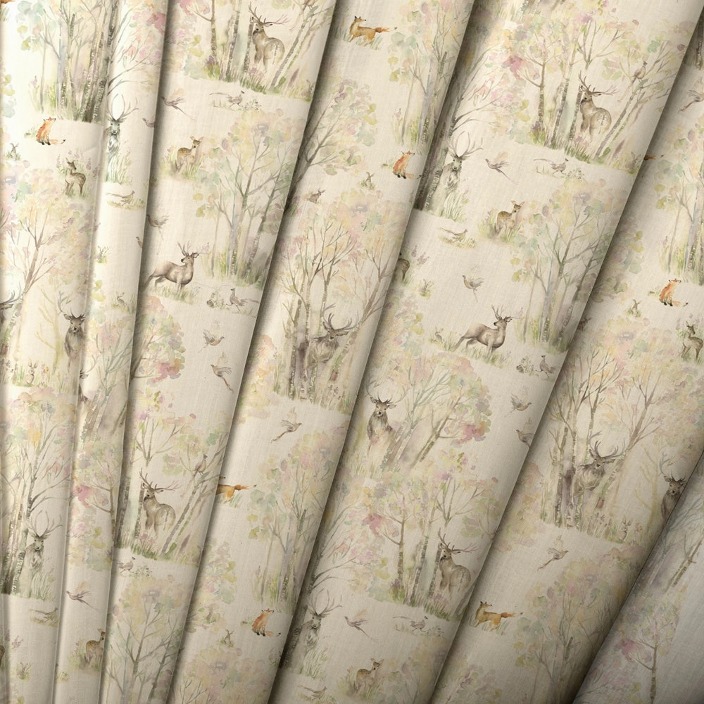 Sherwood Forest Printed Made to Measure Curtains Linen