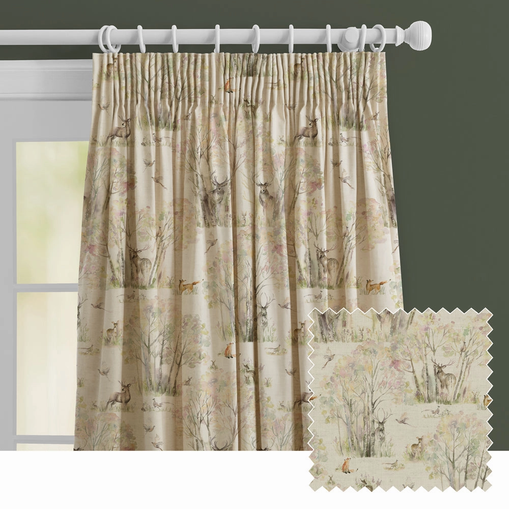 Sherwood Forest Printed Made to Measure Curtains Linenbedding sets ,throw blankets 