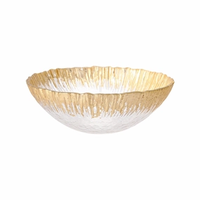 Shine Glass Bowl Goldhand-painted ceramic bowl