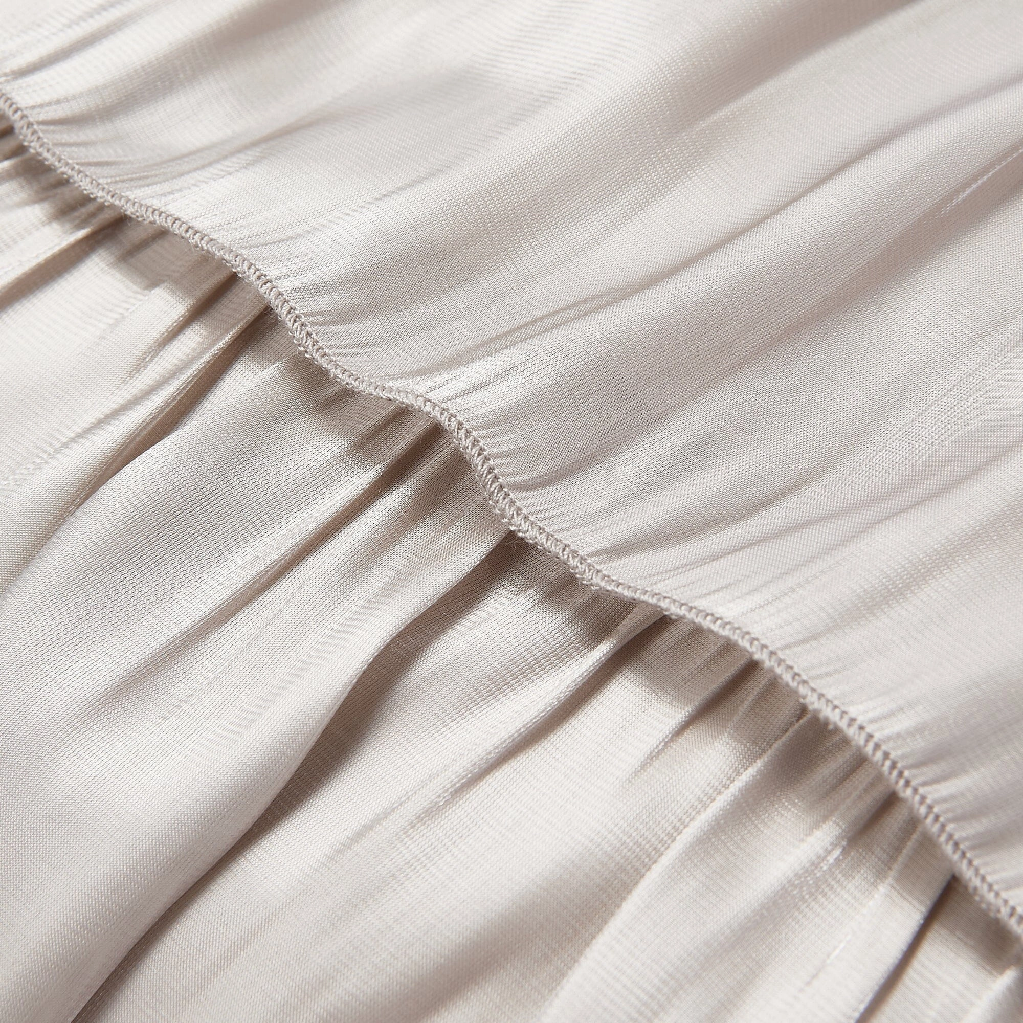 Shiny Frill Cushion Cover 450 X 450 Gray