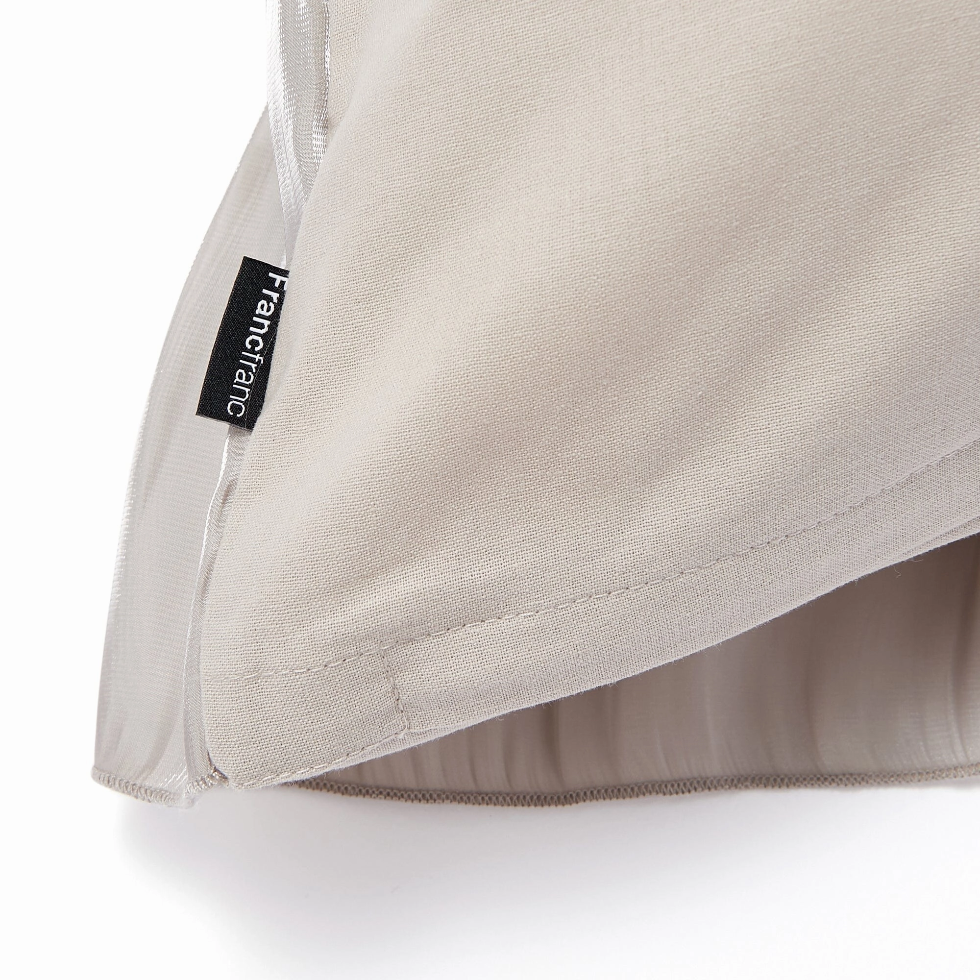 Shiny Frill Cushion Cover 450 X 450 Gray