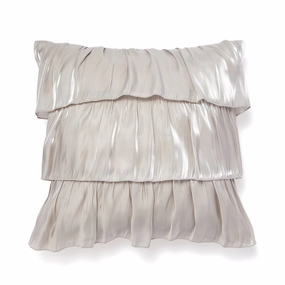 Shiny Frill Cushion Cover 450 X 450 Graybedding sets ,throw blankets 