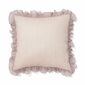 Shiny Frill Cushion Cover 450 X 450 Light Pinkbedding sets ,throw blankets 