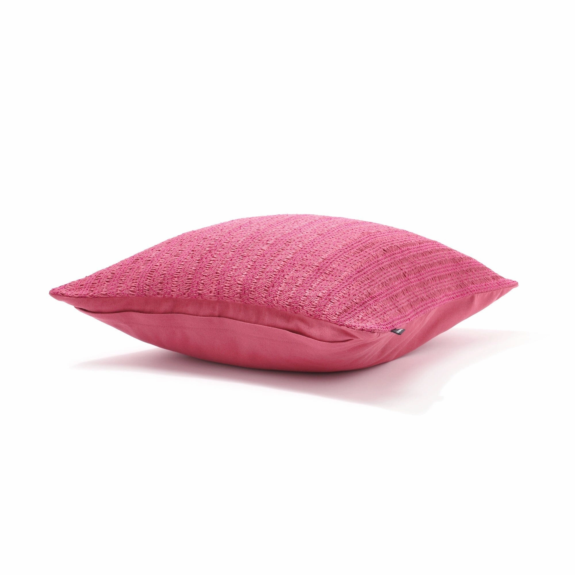 Shiny Gather Cushion Cover 450 X 450 Dark Pink