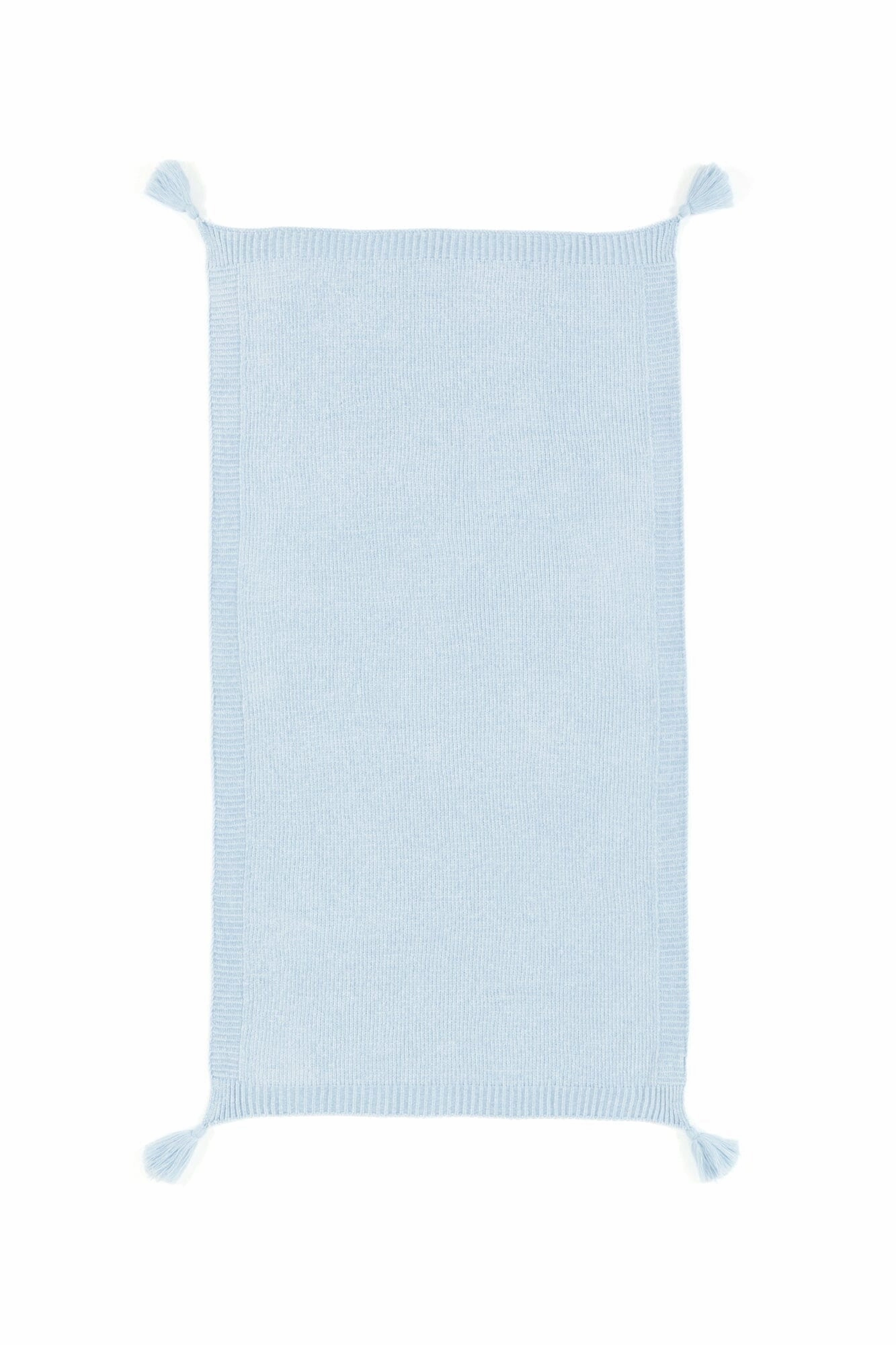 Shirley Throw (Knee Blanket) 1500 X 800 Light Blue