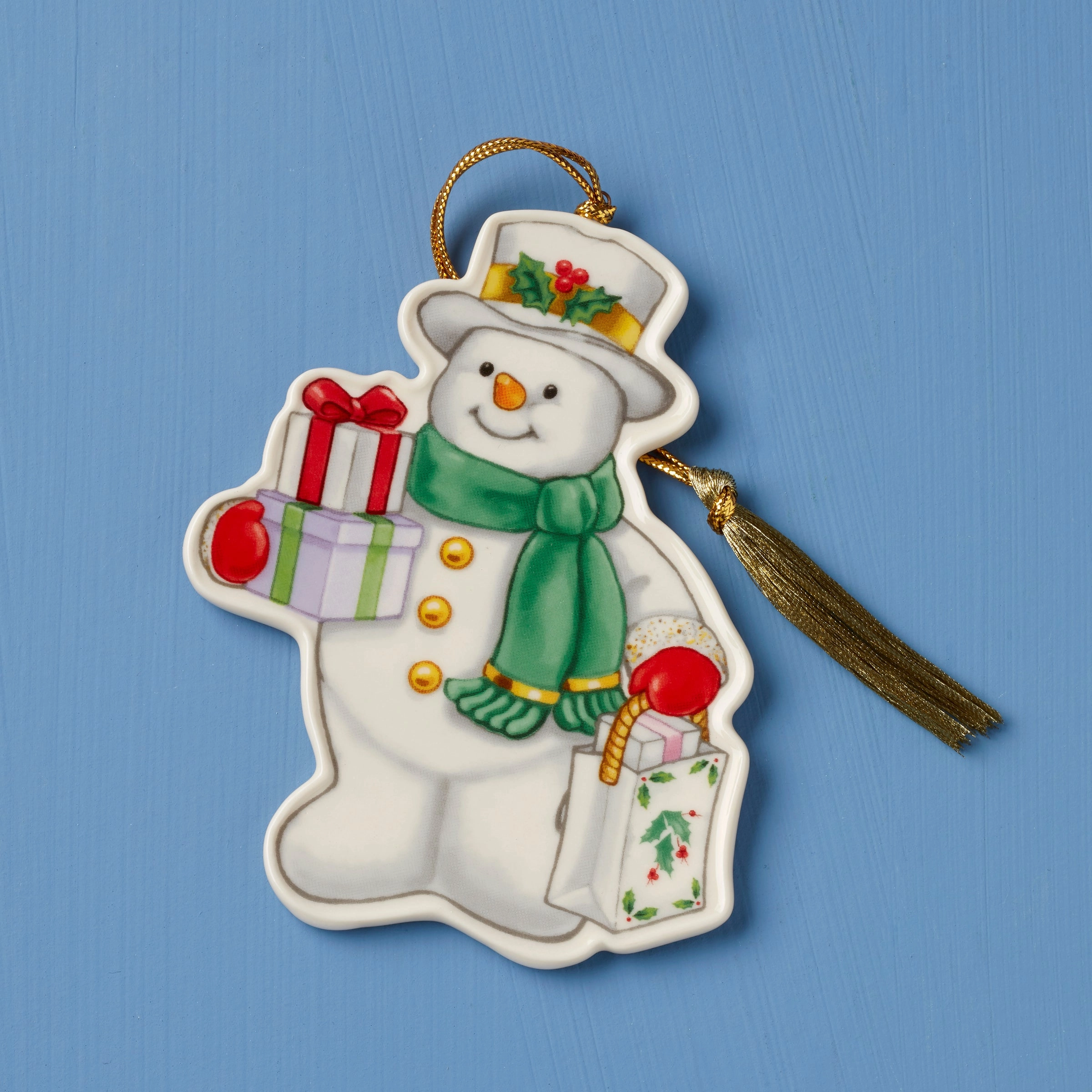 Shopping Snowman Ornamenthome decorative items