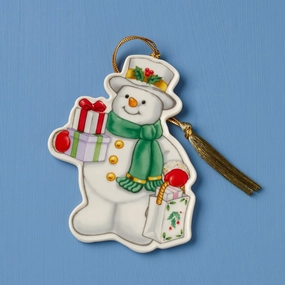 Shopping Snowman Ornamenthome decorative items