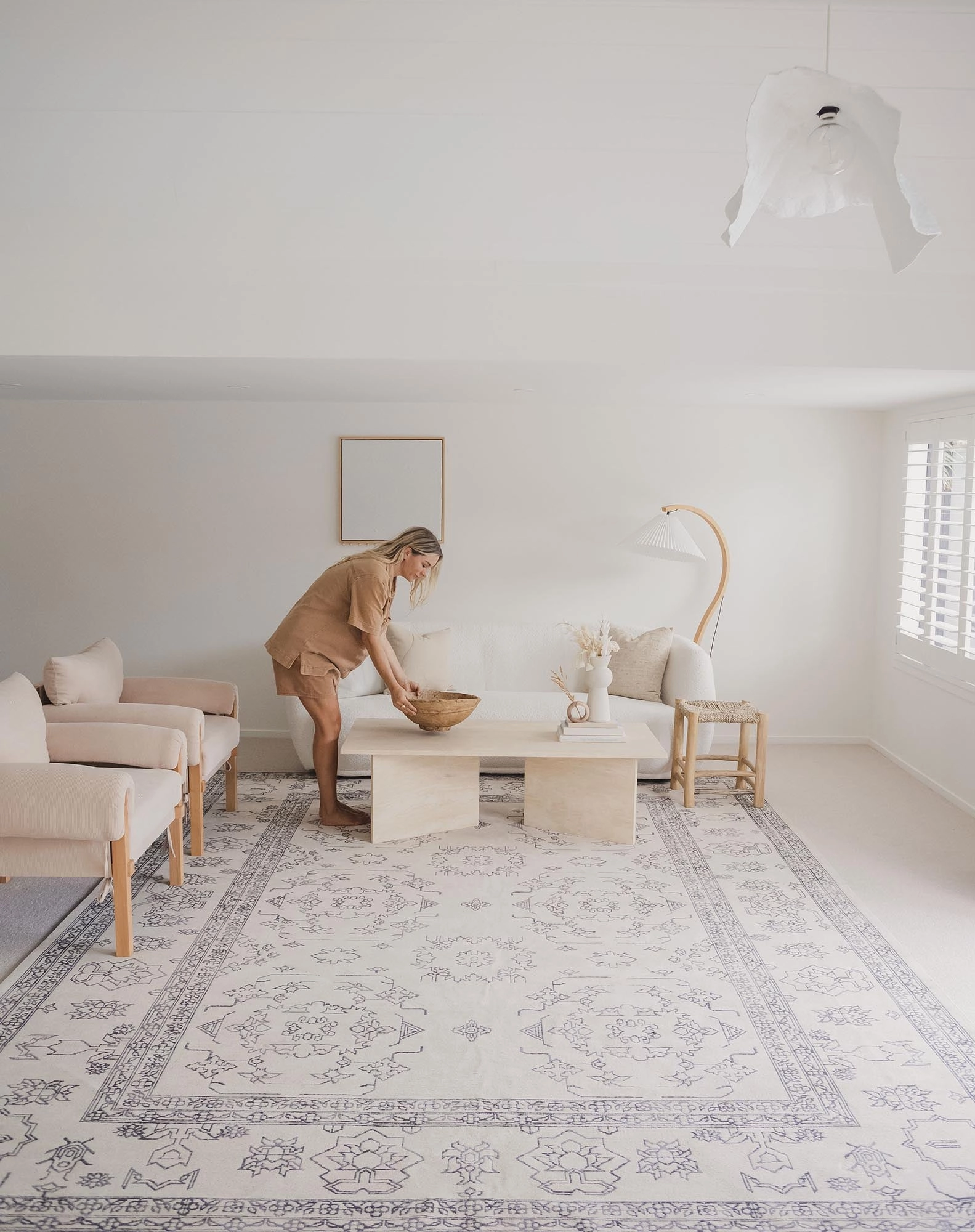 Sienna Beige and Black Scandi Pattern Rug *NO RETURNS UNLESS FAULTY