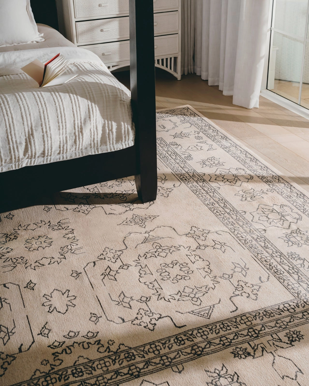 Sienna Beige and Black Scandi Pattern Rug *NO RETURNS UNLESS FAULTY