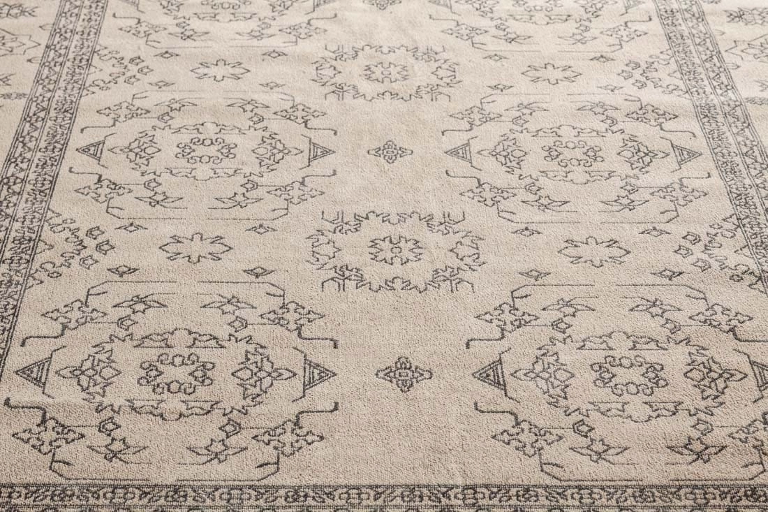 Sienna Beige and Black Scandi Pattern Rug *NO RETURNS UNLESS FAULTY