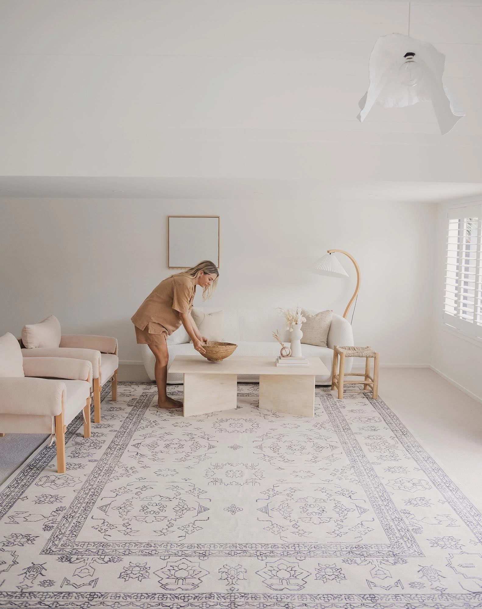 Sienna Beige and Black Scandi Pattern Rug *NO RETURNS UNLESS FAULTY