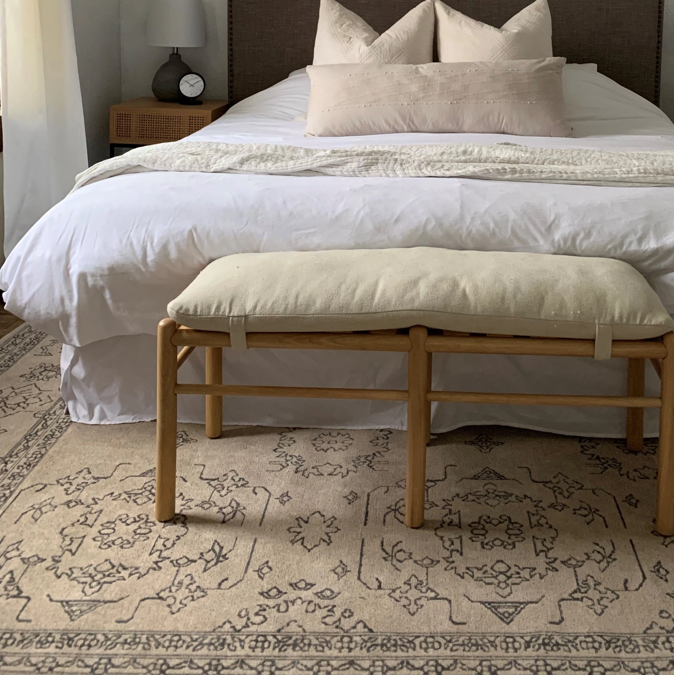 Sienna Beige and Black Scandi Pattern Rug *NO RETURNS UNLESS FAULTY