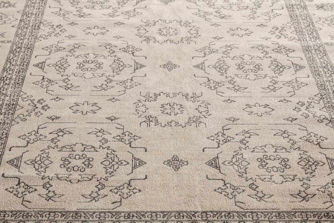 Sienna Beige and Black Scandi Pattern Rug *NO RETURNS UNLESS FAULTY