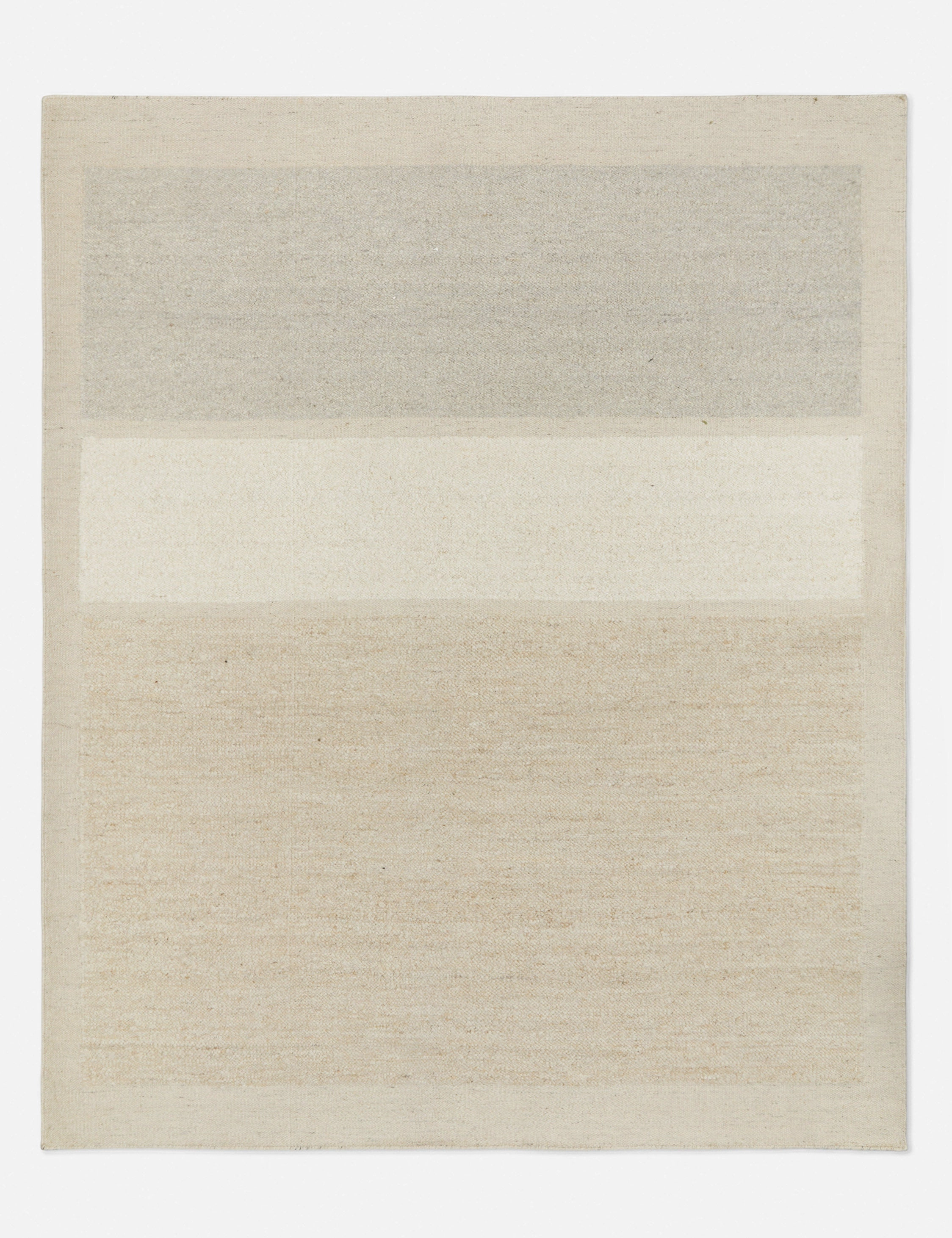 Signe Handwoven Wool Rugmodern color block patchwork rug