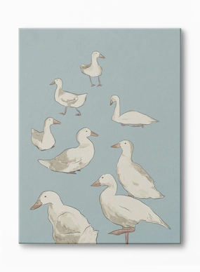 Silly Geese, Canvasindoor decorative canvas print