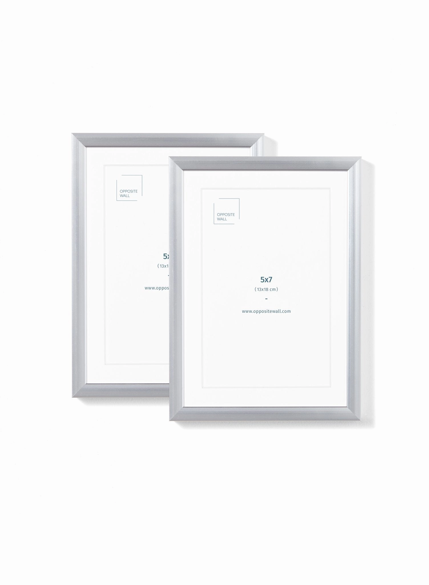 Silver Metal Frame (2 Pack), 5x7 in | 13x18 cmdecorative photo frame ,personalized photo frame 