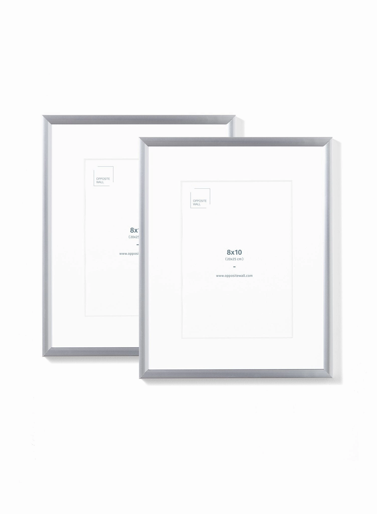 Silver Metal Frame (2 Pack), 8x10 in | 20x25 cmdecorative photo frame ,personalized photo frame 