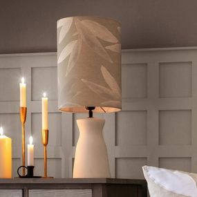 Silverwood Anna & Albury Complete Table Lamp Ecru/Snowmodern home decor ,home decor for bedroom 