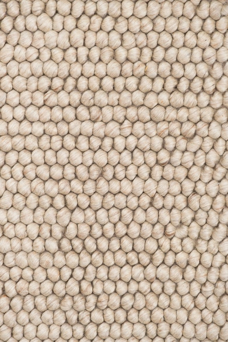 Simone Cream and Ivory Marble Looped Rug