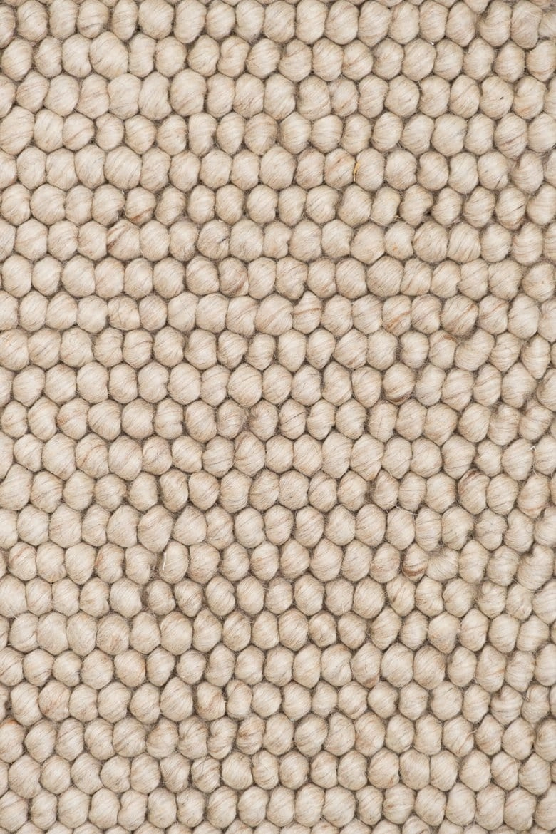 Simone Cream and Ivory Marble Looped Rug