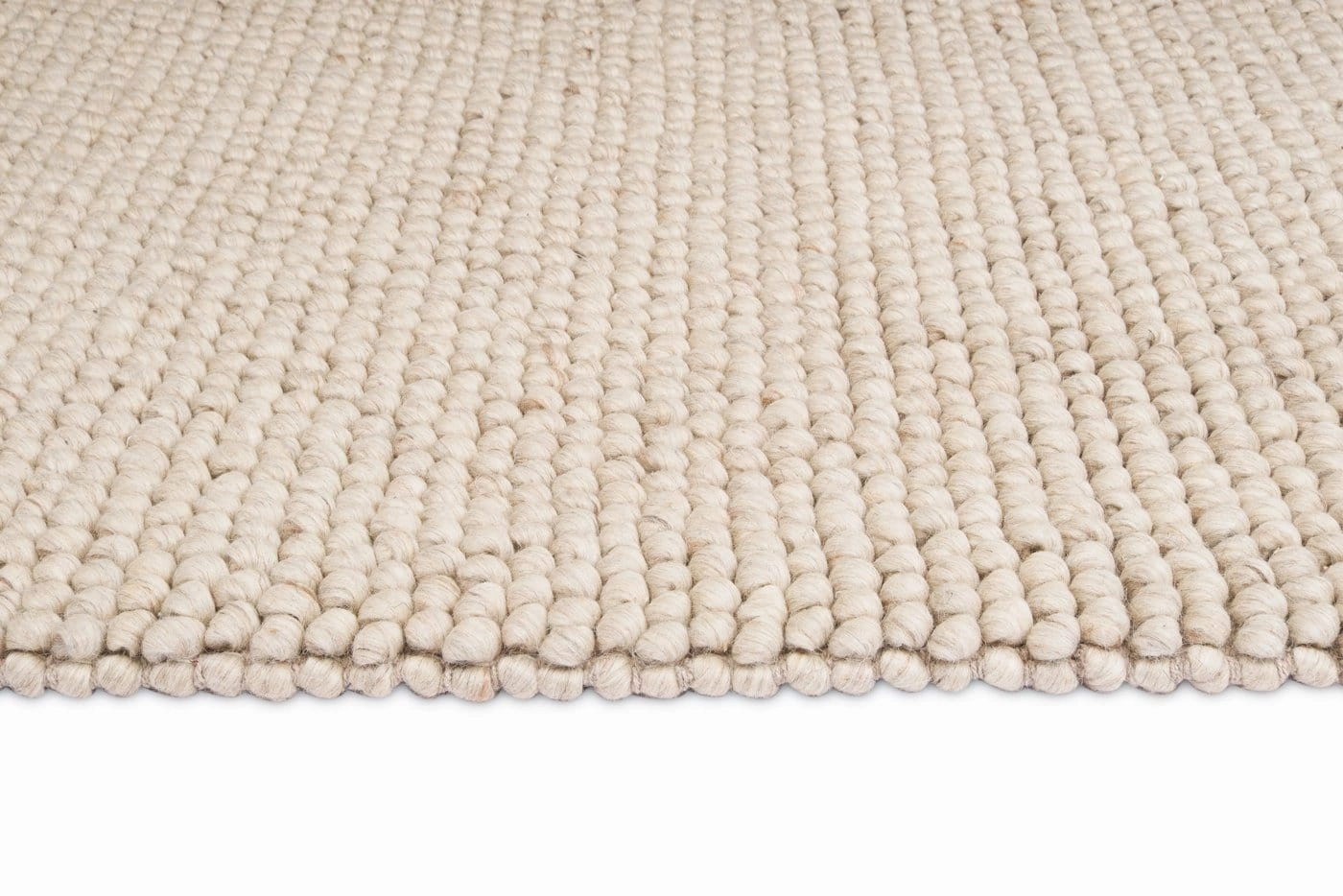 Simone Cream and Ivory Marble Looped Rug