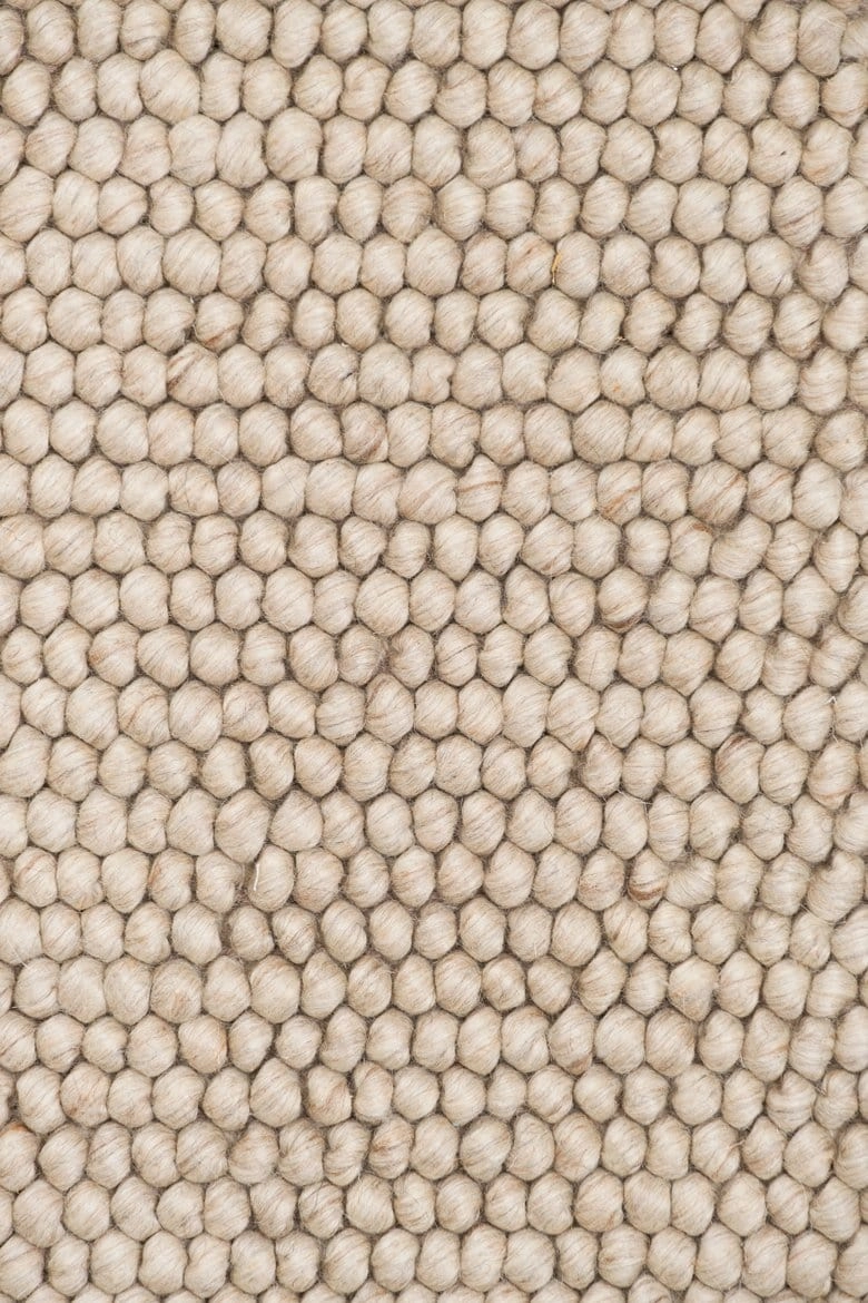Simone Cream and Ivory Marble Looped Rug