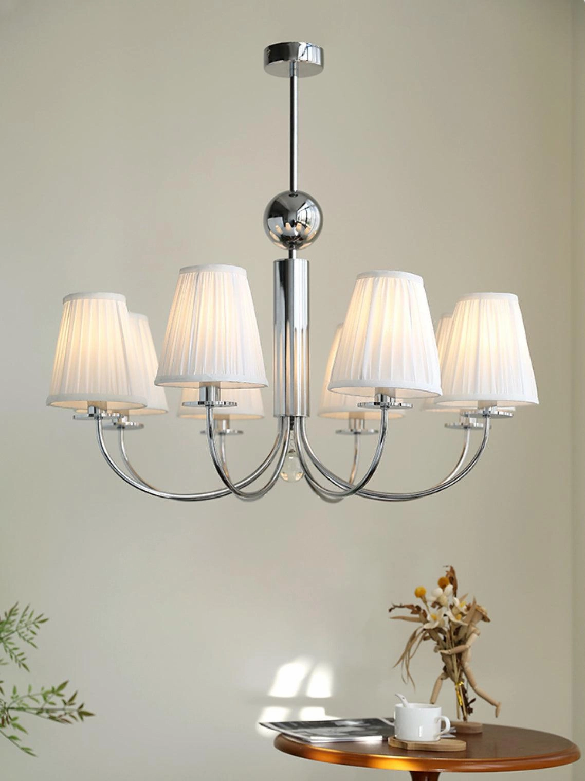 Simplicity Chrome Chandelier