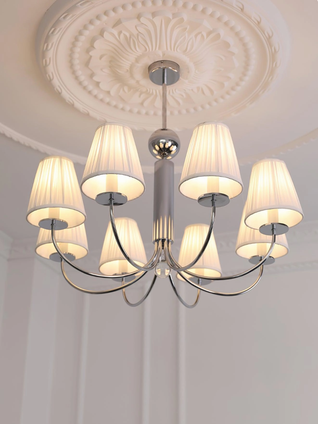 Simplicity Chrome Chandelier